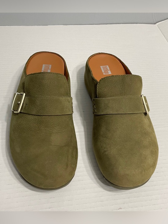 Fit-Flop SHUV BUCKLE-STRAP NUBUCK CLOG size 9 main image 9